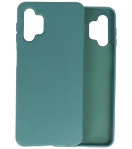 Lunso - Softcase hoes - Samsung Galaxy A32 - Army Groen