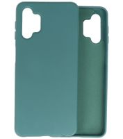 Lunso - Softcase hoes - Samsung Galaxy A32 - Army Groen