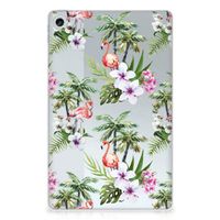 Lenovo Tab M10 Plus (3e generatie) Back Case Flamingo Palms