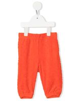 DSQUARED2 KIDS pantalon de jogging en velours à logo embossé - Orange