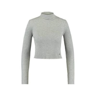 America Today ribgebreide coltrui Kendall mid grey melange