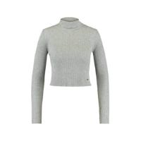 America Today ribgebreide coltrui Kendall mid grey melange