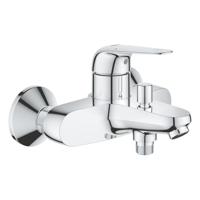 GROHE Swift QuickFix Badkraan - HOH=15cm - met omstel - met koppelingen - chroom 24335001 - thumbnail