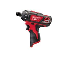 Milwaukee M12 BD-0 subcompact-schroevendraaier | zonder accu&apos;s en lader - 4933441910