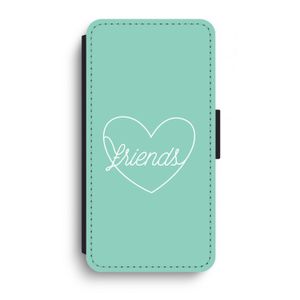 Friends heart pastel: iPhone XR Flip Hoesje