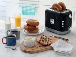 Kenwood Home Appliance TCX751BK Broodrooster 2 branders, Met bagelfunctie, Met broodrekje Zwart