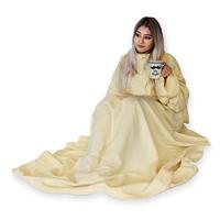 Mikamax – Snugs Original – Plaid - Deken - Hoodie deken - Deken met mouwen - Warme deken - Kerstcadeau – Fleece - Gezellig