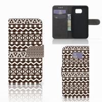 Samsung Galaxy S6 | S6 Duos Telefoon Hoesje Aztec Brown