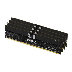 Kingston FURY Renegade Pro Werkgeheugenset voor PC DDR5 128 GB 4 x 32 GB ECC 4800 MHz 288-pins DIMM CL36 KF548R36RBK4-128