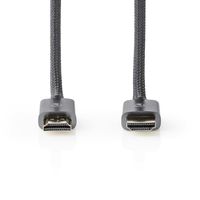 Nedis CVTB35000GY30 HDMI kabel 3 m HDMI Type A (Standaard) Grijs - thumbnail