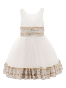 Tulleen Lorelei sequin-embellished dress - Blanc