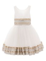 Tulleen robe Lorelei à sequins - Blanc