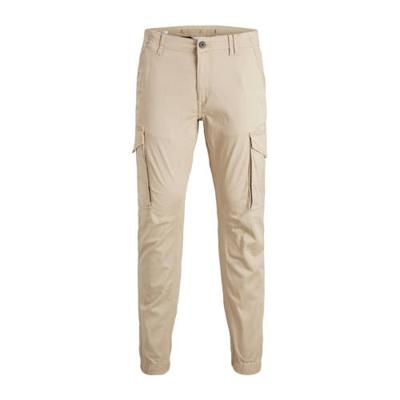 JACK & JONES JUNIOR slim fit broek JJIPAUL beige