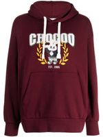 CHOCOOLATE hoodie en coton mélangé à logo imprimé - Rouge