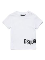 DSQUARED2 KIDS t-shirt en coton à logo imprimé - Blanc