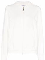 Brunello Cucinelli hoodie à fermeture zippée - Blanc