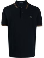 Fred Perry polo Twin Tipped en coton - Bleu - thumbnail