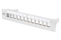 Digitus DN-91419 10 inch Frontplaat voor patchkast Grijs-wit (RAL 7035)