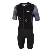 Zone3 Aeroforce-X Trisuit Korte Mouwen Zwart/Grijs Heren