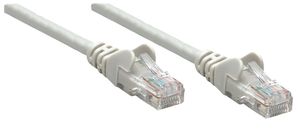 Intellinet 739849 RJ45 Netwerkkabel, patchkabel CAT 6 S/FTP 1.50 m Grijs Folie afscherming, Afscherming gevlochten, Halogeenvrij 1 stuk(s)