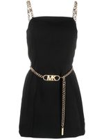 Michael Michael Kors robe courte ceinturée à boucle logo - Noir