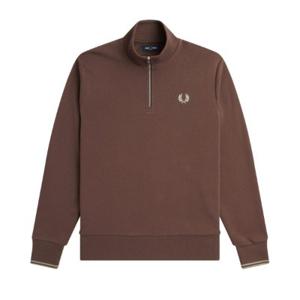 Fred Perry - Half Zip Sweater - Carrington Road Brick