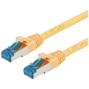 VALUE Patchkabel Kat.6A (Class EA) S/FTP (PiMF), LSOH, geel, 2 m