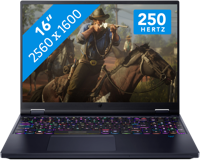 Acer Predator PH16-72-981U Intel® Core™ i9 i9-14900HX Laptop 40,6 cm (16") WQXGA 32 GB DDR5-SDRAM 2 TB SSD NVIDIA GeForce RTX 4080 Wi-Fi 7 (802.11be) Windows 11 Home Zwart - thumbnail