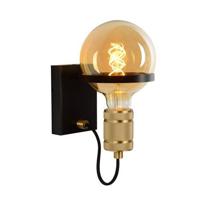 Lucide OTTELIEN Wandlamp 1xE27 - Zwart - thumbnail