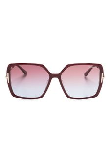 TOM FORD Eyewear lunettes de soleil à monture carrée - Rouge