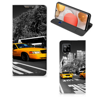 Samsung Galaxy A42 Book Cover New York Taxi - thumbnail