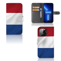 iPhone 13 Pro Bookstyle Case Nederlandse Vlag - thumbnail