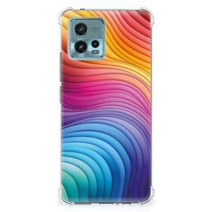 Shockproof Case voor Motorola Moto G72 Regenboog