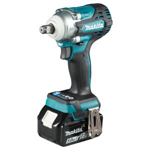 Makita DTW300RTJ Accu-slagmoersleutel 330 Nm 18 V Aantal meegeleverde accus: 2 5 Ah Incl. 2 accus, Incl. lader, Incl. koffer