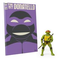 Teenage Mutant Ninja Turtles BST AXN X IDW Action Figure & Comic Book Donatello Exclusive 13 Cm - thumbnail