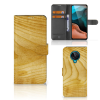 Xiaomi Poco F2 Pro Book Style Case Licht Hout