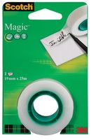 Scotch plakband Magic Tape ft 19 mm x 25 m, blister met 1 rolletje