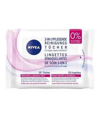 Nivea Gezicht - Reinigingsdoekjes Droge of Gevoelige Huid 25 doekjes Nivea Gezicht - Reinigingsdoekjes Droge of Gevoelige Huid 25 doekjes