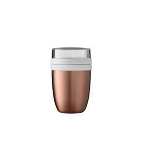 Mepal - Ellipse Isoleer Lunchpot - To Go Yoghurtbeker - 500 ml - Rose gold