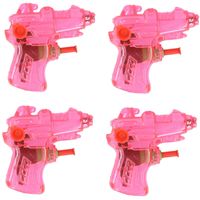 Mini waterpistool - 10x - roze - kunststof - 8 centimeter - zomer speelgoed - thumbnail