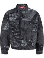 Supreme Archive denim trucker jacket - Noir - thumbnail