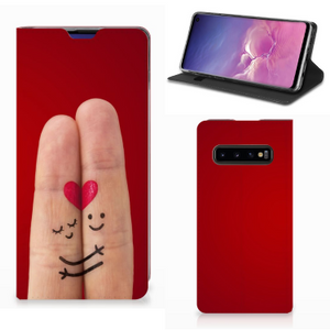 Samsung Galaxy S10 Hippe Standcase Liefde - Origineel Romantisch Cadeau