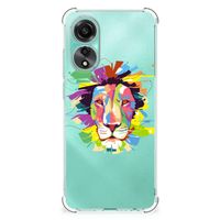 OPPO A78 4G Stevig Bumper Hoesje Lion Color - thumbnail