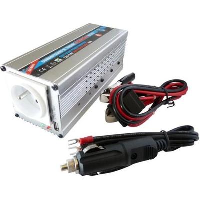 HTC Converter 12 / 24V Automatisch 220 / 240V 350W USB 0,5A HTC Converter 12 / 24V Automatisch 220 / 240V 350W USB 0,5A