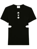 Courrèges t-shirt Bumpy - Noir - thumbnail