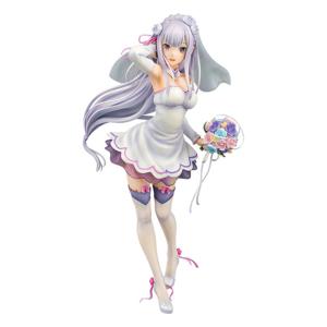 Re:ZERO -Starting Life In Another World- PVC Statue 1/7 Emilia Wedding Ver. 25 Cm