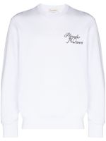 Alexander McQueen sweat à logo imprimé - Blanc - thumbnail