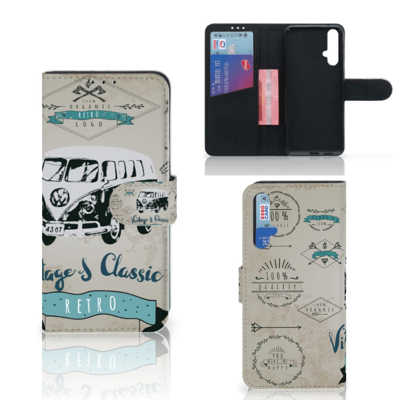 Honor 20 Telefoonhoesje met foto Retro VW Bus