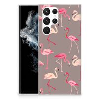 Samsung Galaxy S22 Ultra TPU Hoesje Flamingo - thumbnail