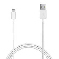 Puro Lightning-kabel 2,4 A voor iPhone iPod/iPad, wit